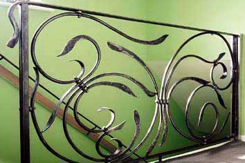forged steel balustrade