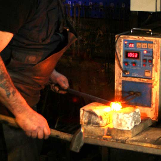 blacksmiths induction forge