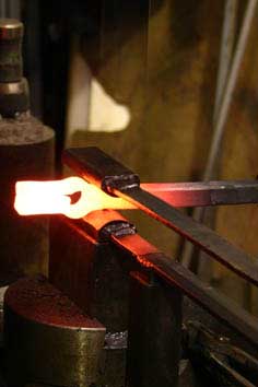 steel under a powerhammer