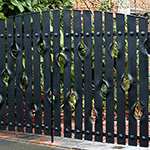 Riveted but contemporary gate