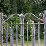 Detailed arts and crafts gate