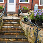 Stylised plant themed handrails