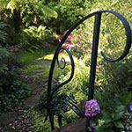 Elegantly flowing handrail