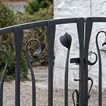 Sculptural and unusual driveway gates