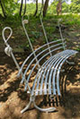 Bespoke Handmade Artistic Metal Bench