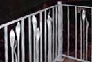 contemporary metal balustrade