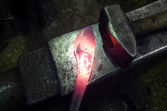 Art Nouveau Gate hot steel forging