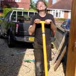 Moving 2 tons of steel with a BIG lever