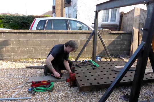 Lifting 2 tons by hand!