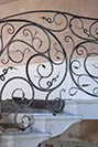 Flowing handrail inspired by natural forms