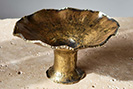 Forged Brass Bowl with Naturally Worked Patina