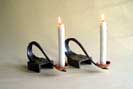 contemporary metal candlesticks 