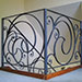 Elegant flowing banister