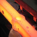 gate with very large hot punched holes