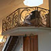 Flowing stair railings