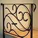 Flowing metal stair railings