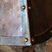 riveted copper fire canopy
