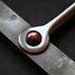 Riveted detailing from a steel stair balustrade
