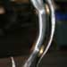 Copper and bronze detailing on a stair balustrade
