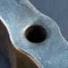 Heavy duty hot punched holes in a large sliding gate