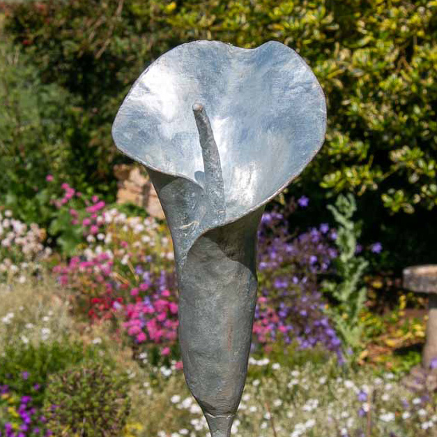 calla lily garden stake