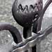 An Art Nouveau stair railing