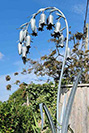 English bluebell garden sculpture