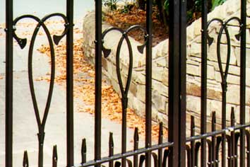contemporary metal driveway gates