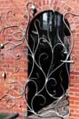 forged steel organic garden gate 