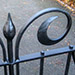 Art Nouveau inspired driveway gates