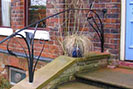 organic wrought iron handrail 