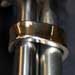 stainless steel with bronze collar