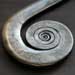 moving steel by hammering it to shape