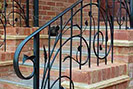 Railings entwined with leaves and tendrils