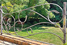 Flowing railings with long sweeping curves