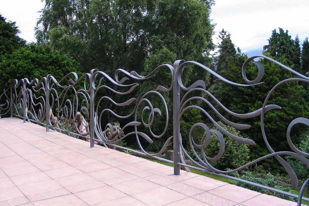 Contemporary Wrought Iron Railings