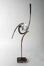 69 stainless steel and iron sculpture