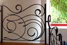 contemporary wrought iron stair balustrade