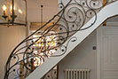 Railings designed with an organic and plant like theme 