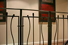 understated but detailed stair rails