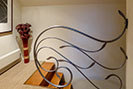 A simple and elegant balustrade with uncluttered flowing lines