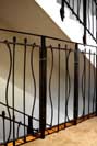 contemporary metal stair balustrade 