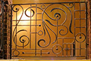 Contemporary Art Nouveau inspired stair balustrade 