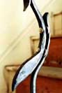 mixed metal stair railings