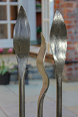 Simple but effective railings with a graphite finish