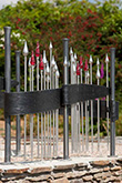 Contemporary glass and stainless steel railings