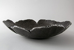 Chunky forged steel bowl