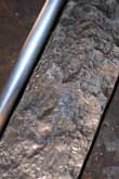 Textured clock face