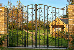 Wrought iron gates