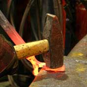 flattening the sides of a split